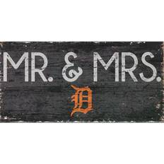 Fan Creations Detroit Tigers Mr. & Mrs. Sign Board