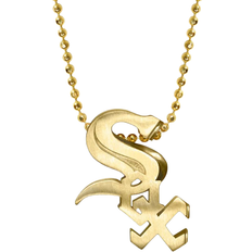 Women's San Diego Padres Alex Woo 14k Yellow Gold Disc Necklace