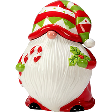 Certified International Holiday Magic 3D Gnome Biscuit Jar 1.89L