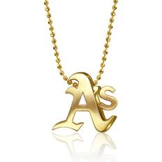 Women's San Diego Padres Alex Woo 14k Yellow Gold Disc Necklace