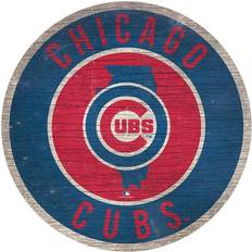 Fan Creations Chicago Cubs State Circle Sign Board