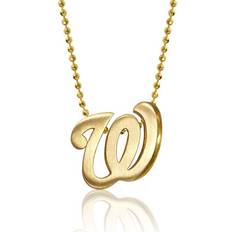 Women's San Diego Padres Alex Woo 16 Little Logo 14k Yellow Gold Necklace