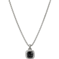 David Yurman Albion Pendant - Silver/Onyx /Diamond