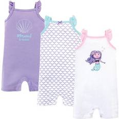 Hudson Cotton Rompers 3-pack - Mermaid ( 10152700)