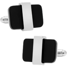 Cufflinks Inc Wrapped Cufflinks - Silver/Black