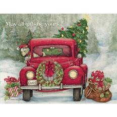 Lang Santas Truck Boxed Christmas Card (Other)