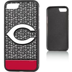 Strategic Printing Cincinnati Reds iPhone 7/8 Logo Stripe Bump Case