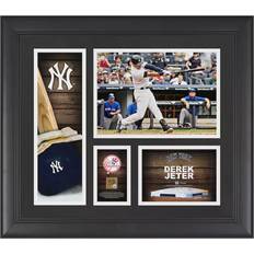 Sports Fan Products Fanatics New York Yankees Derek Jeter Framed Bat & Cap Collage W Capsule