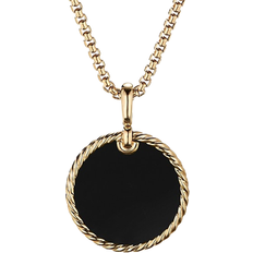 David Yurman Elements Disc Pendant - Gold/White/Onyx