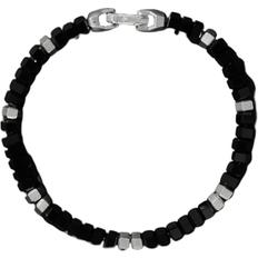 David Yurman Hex Bracelet - Silver/Onyx