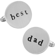 Cufflinks Inc Best Dad Cufflinks - Silver/Black
