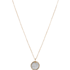 David Yurman Pavé Charm Necklace - Gold/Diamonds