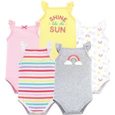 Hudson Baby Sleeveless Bodysuits 5-pack - Rainbows (10155832)