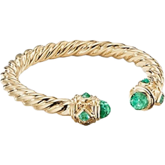 David Yurman Renaissance Ring - Gold/Emeralds