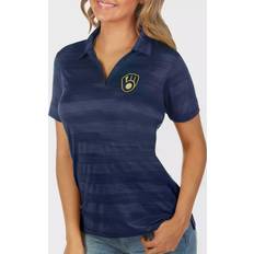 Antigua Milwaukee Brewers Compass Polo T-shirt W