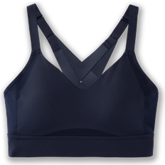 Brooks Drive Interlace Run Bra - Navy