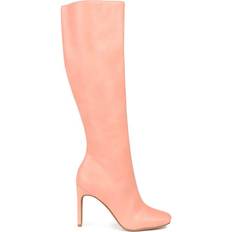 Journee Collection Glenda Extra Wide Calf - Coral