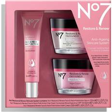 Shea Butter Gift Boxes & Sets No7 Restore & Renew Face & Neck Multi Action Anti-Ageing Skincare System