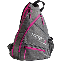 Reflectors Crossbody Bags Franklin Pickleball X-Elite Performance Sling Bag - Grey/Pink