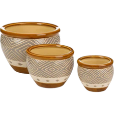 Zingz & Thingz Earth-Tone Trim Pot 3-pcs