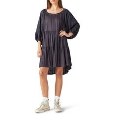 Lucky Brand Tiered Tunic Dress - Washed Black
