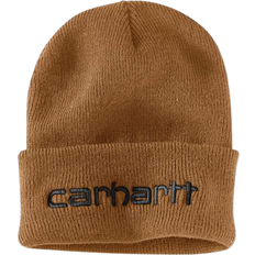 Carhartt Beanies Carhartt Knit Insulated Logo Graphic Cuffed Beanie - Carhartt Brown