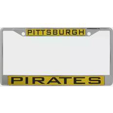 WinCraft Pittsburgh Pirates Laser Inlaid Metal License Plate Frame