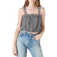 Lucky Brand Pleated Bubble Tank - Washed Black