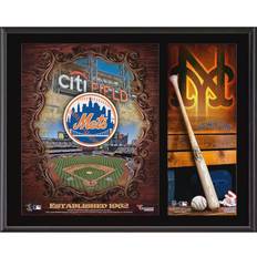 Autographed New York Mets Pete Alonso Fanatics Authentic Deluxe Framed Nike  Blue Authentic Jersey