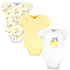 Hudson Cotton Bodysuits 3-pack - Lemon (10152947)