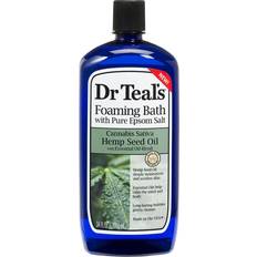 Dr Teal's Fomaing Bath with Pure Epsom Salt Hemp Seed Oil 33.8fl oz