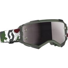 Scott Ski Equipment Scott Fury Goggle Sr - Dark Green/White/Silver Chrome Works