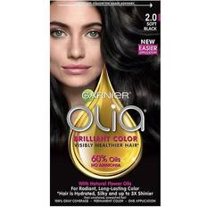 Black Permanent Hair Dyes Garnier Olia Brilliant Color Soft Black