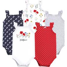 Hudson Baby Sleeveless Bodysuits 5-Pack - Wildflower (10116733)