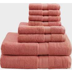 Towels Madison Park Signature 8-pack Bath Towel Pink