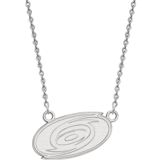 LogoArt Carolina Hurricanes Small Pendant Necklace - Silver