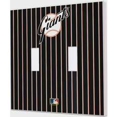 Strategic Printing San Francisco Giants 1958-1967 Cooperstown Pinstripe Double Toggle Light Switch Plate