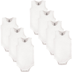 Luvable Friends Sleeveless Bodysuits 7-pack - White (10137067)