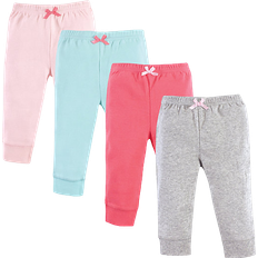 Luvable Friends Tapered Ankle Pants 4-pack - Coral/Aqua (10132282)