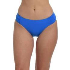 Blue - Women Bikini Bottoms La Blanca Women's La Blanca Side Shirred Hipster Swim Bottoms - Capri Blue