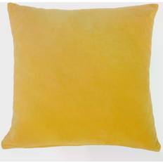 Mina Victory Solid Velvet Complete Decoration Pillows Yellow (40.64x40.64cm)