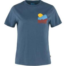 Fjällräven Women T-shirts Fjällräven Nature T-shirt W - Indigo Blue