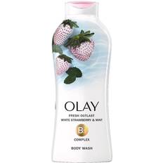 Best Body Washes Olay Fresh Outlast Body Wash White Strawberry & Mint 22fl oz