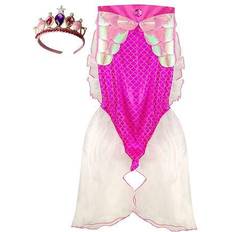 Great Pretenders Mermaid Costume with Tiara Pink