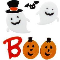 Northlight Pumpkin and Ghost Boo Halloween Gel Window Clings