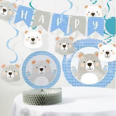 Bear Party Birthday Decorations Kit