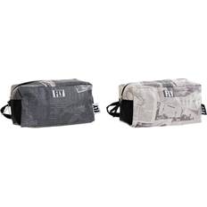 Damen - Weiß Kosmetiktaschen Dkd Home Decor Toilet Bag Canvas Black White Vintage (2 pcs) (25 x 11 x 13 cm)