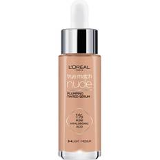 Glans Foundations L'Oréal Paris True Match Nude Plumping Tinted Serum #3-4 Light Medium