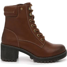 Synthetic Lace Boots Eastland Brynn - Tan