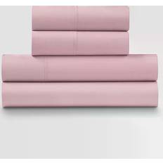 Percale Bed Linen Ella Jayne 300 Thread Count 4-pack Bed Sheet Pink